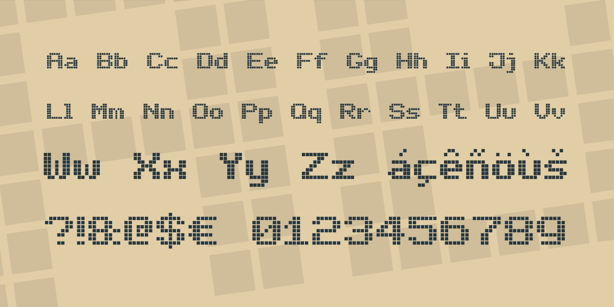 Bold LED Board7 Font · 1001 Fonts