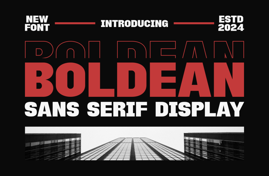 BOLDEAN Font · 1001 Fonts