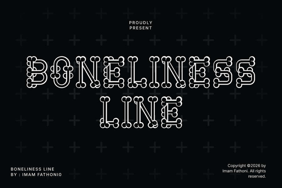 1 Free Line, Monster Font · 1001 Fonts