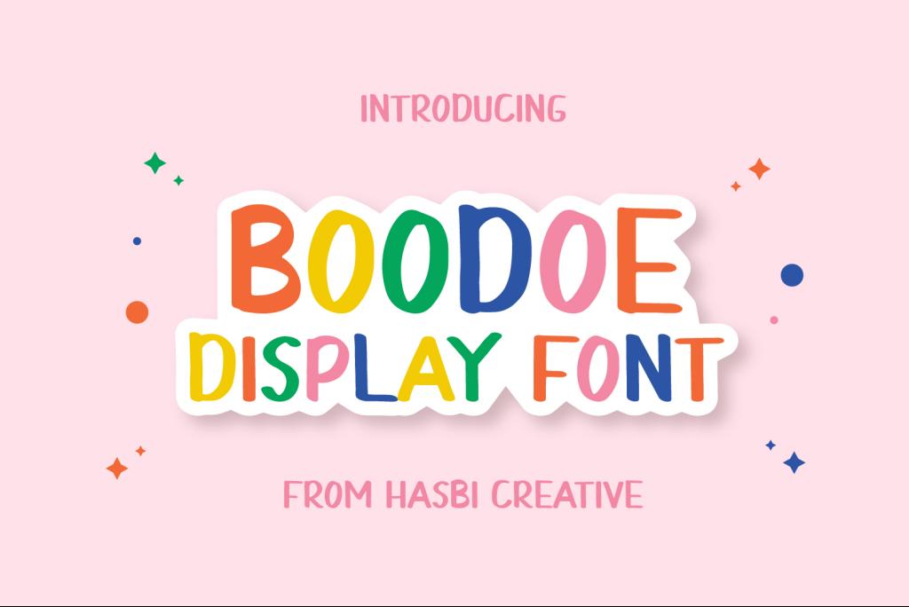 Boodoe Display Font illustration 4
