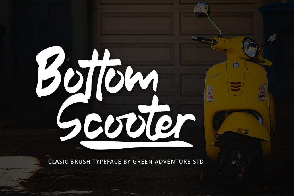 Bottom Scooter illustration 2