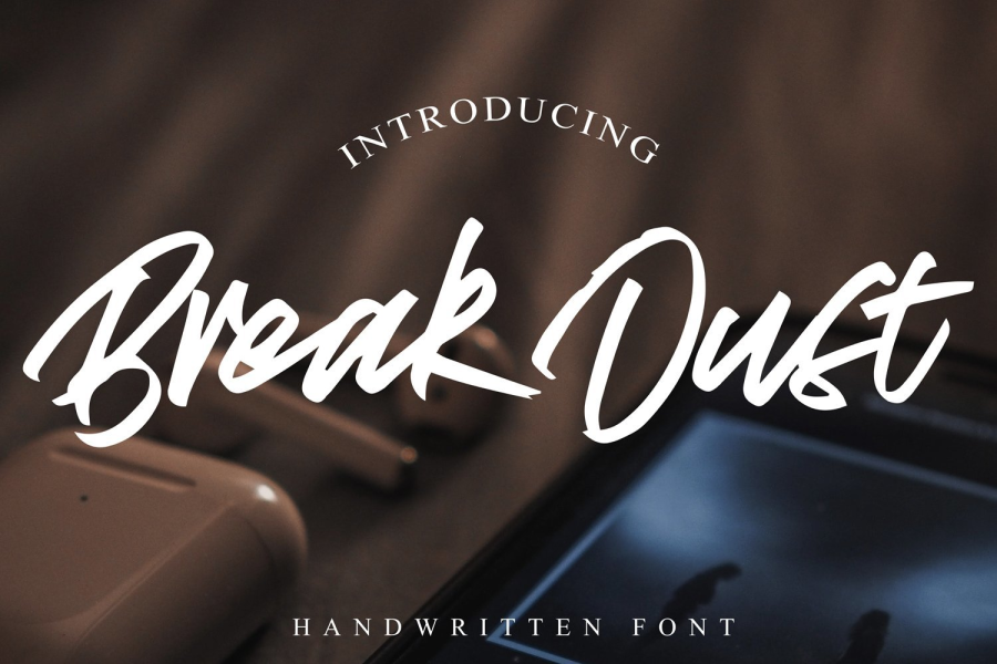 Break Dust Font · 1001 Fonts
