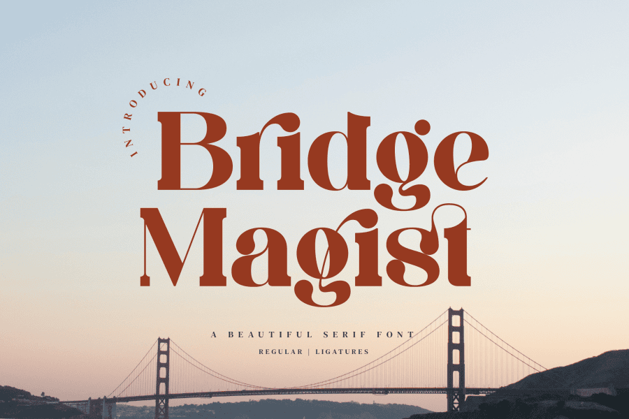 Bridge Magist Font · 1001 Fonts