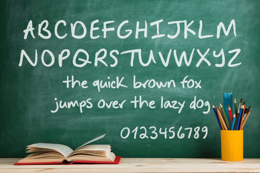 chalk font download for photoshop