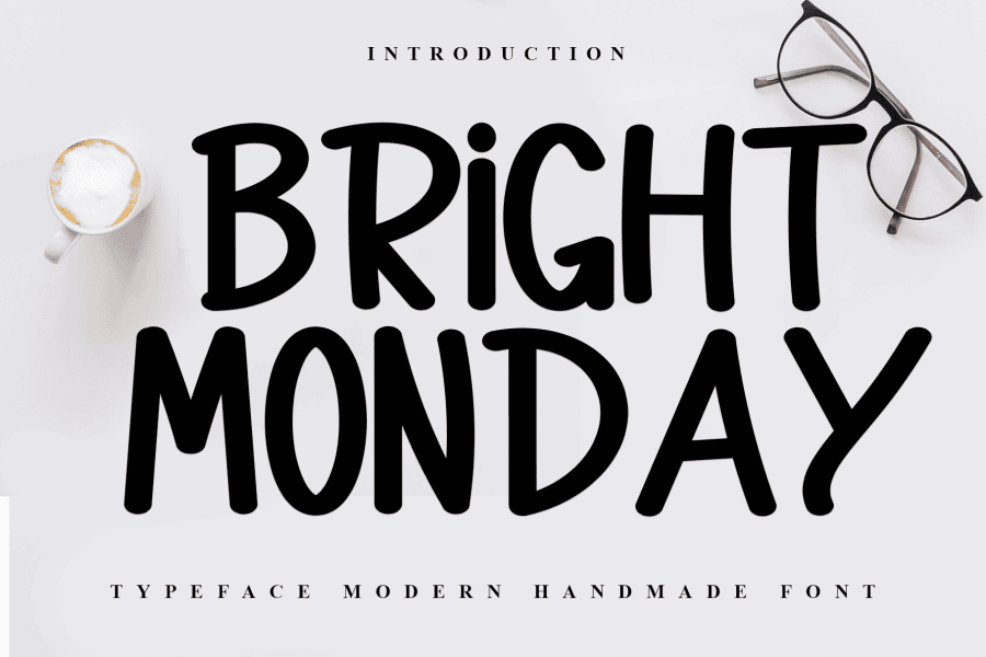 Bright Monday Font · 1001 Fonts