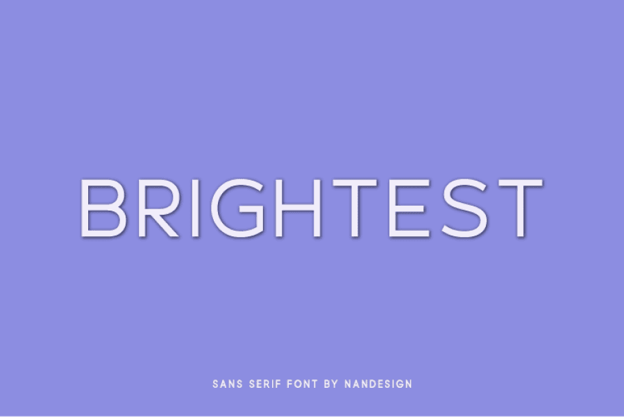 Brightest ND Font · 1001 Fonts
