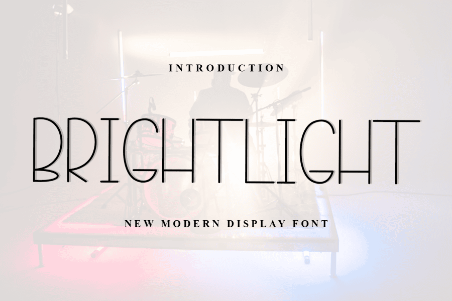 BrightLight Font · 1001 Fonts