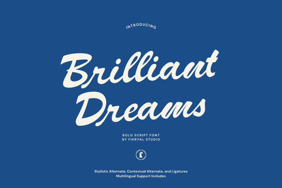 Brilliant Dreams Font · 1001 Fonts