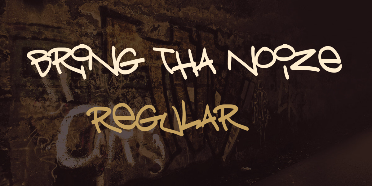 Bring tha noize by Jakob Fischer — Free Font Download | NoBadFonts