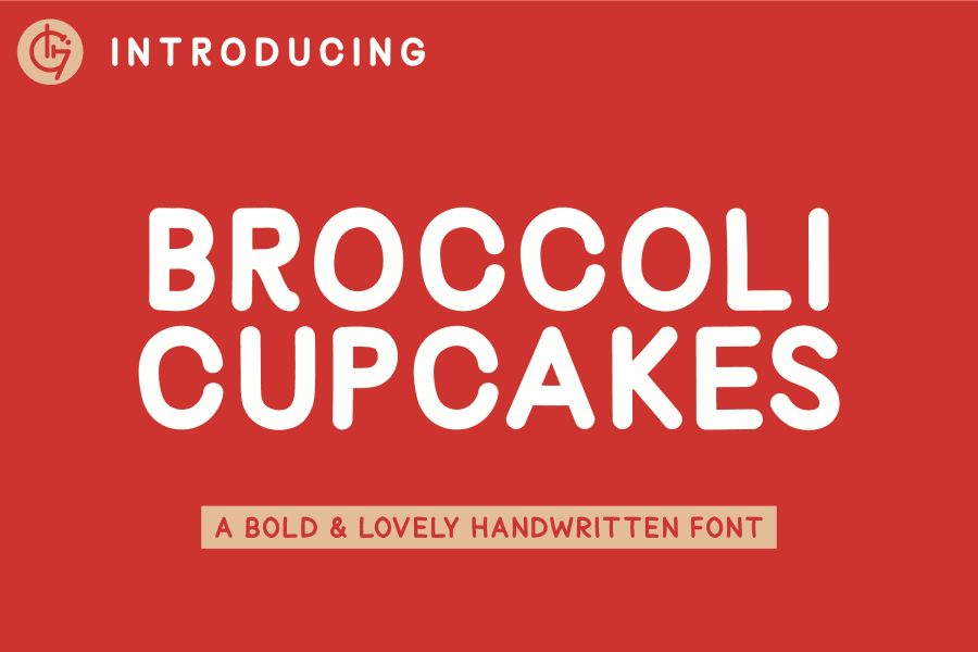 Broccoli Cupcakes Font · 1001 Fonts