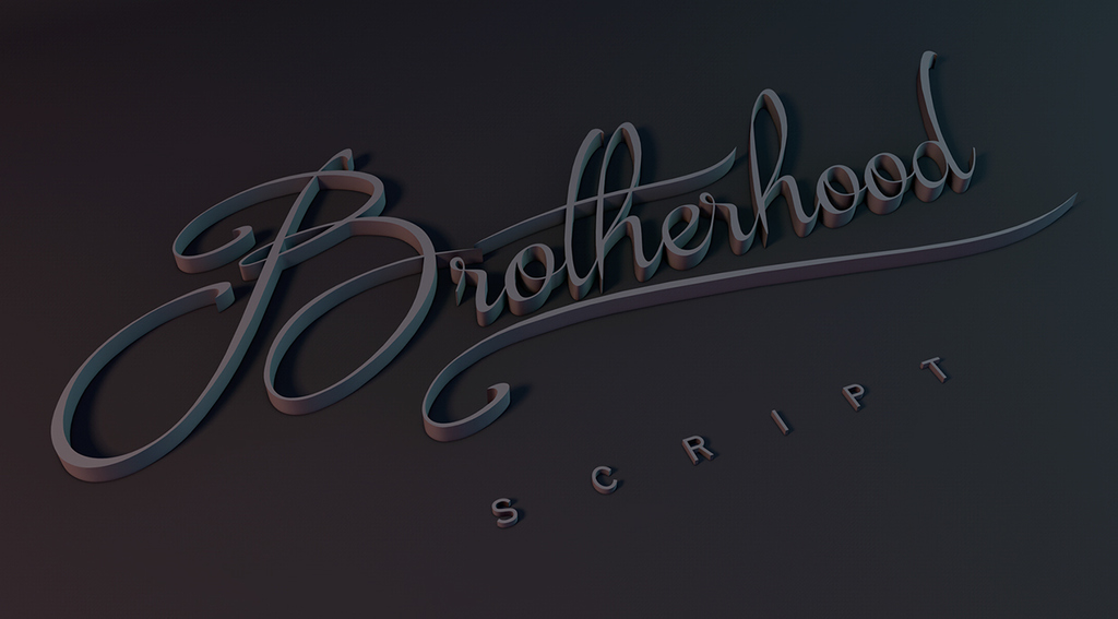 Brotherhood Script illustration 2