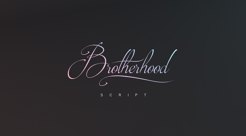 Brotherhood Script illustration 8