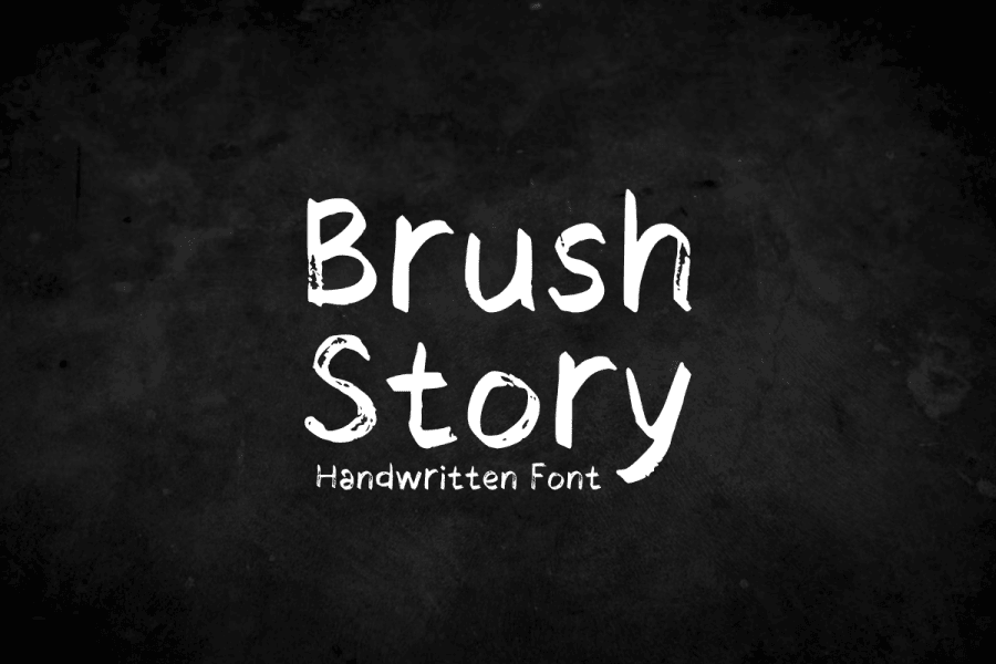 Brush Story Font · 1001 Fonts