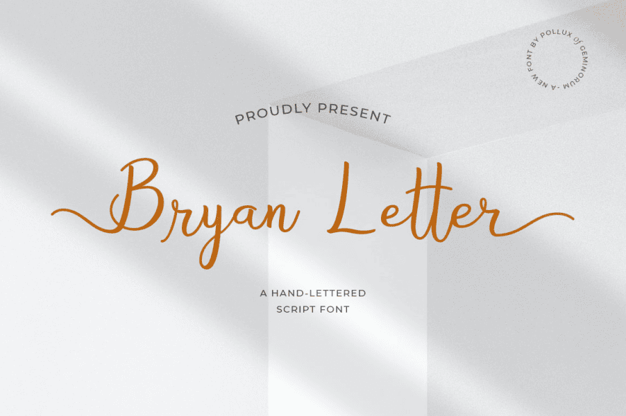 Bryan Letter Font · 1001 Fonts
