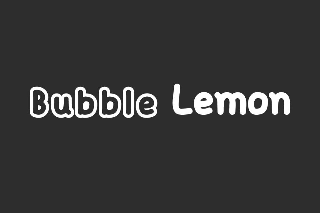 Bubble Lemon Demo illustration 2