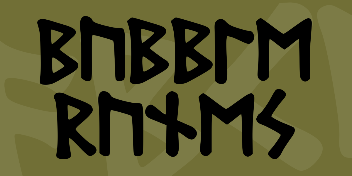 Bubble Runes Font · 1001 Fonts