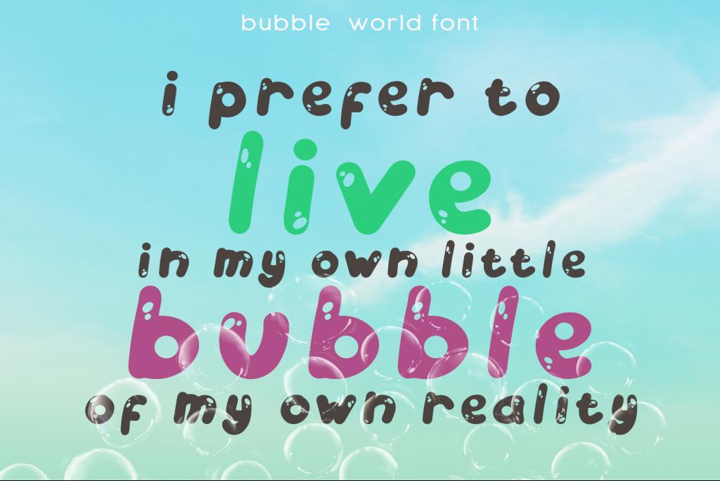 Bubble World illustration 3