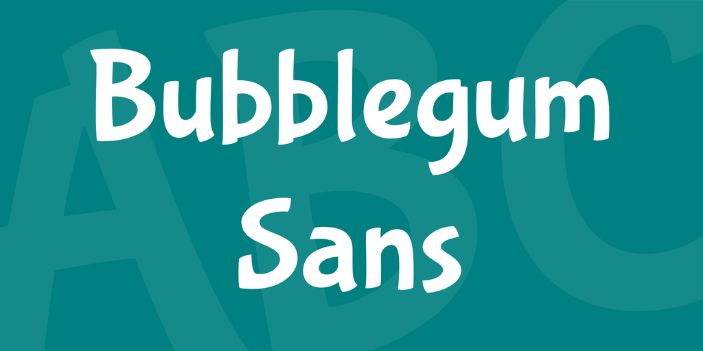 Bubblegum Sans illustration 1