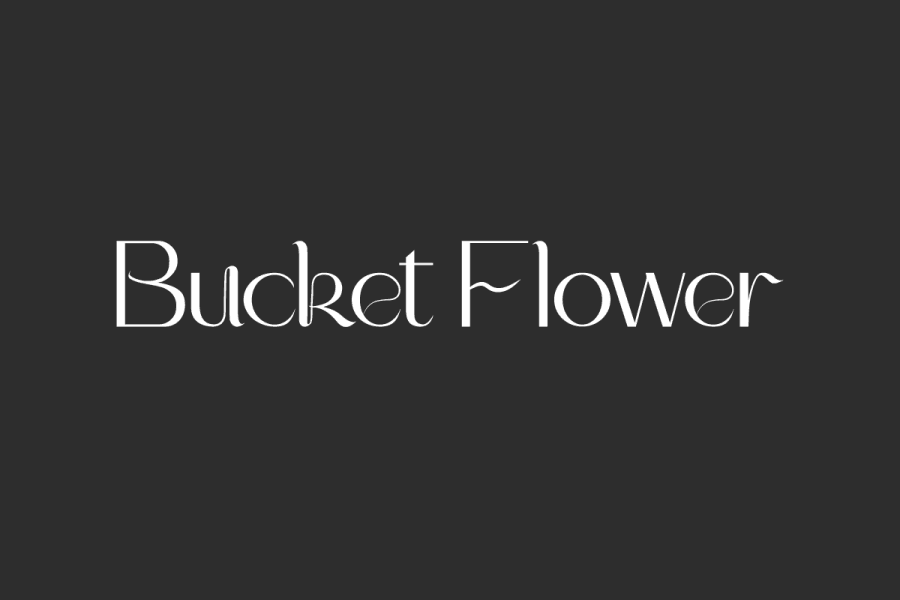 Bucket Flower Demo Font · 1001 Fonts