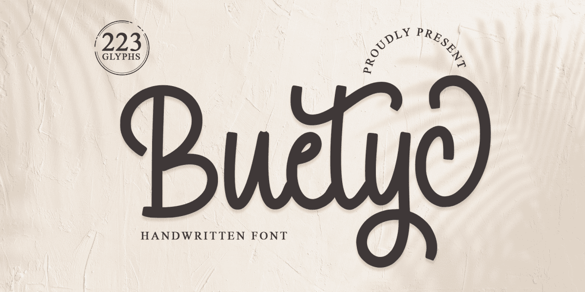 Buetyc Personal Use Font 1001 Fonts