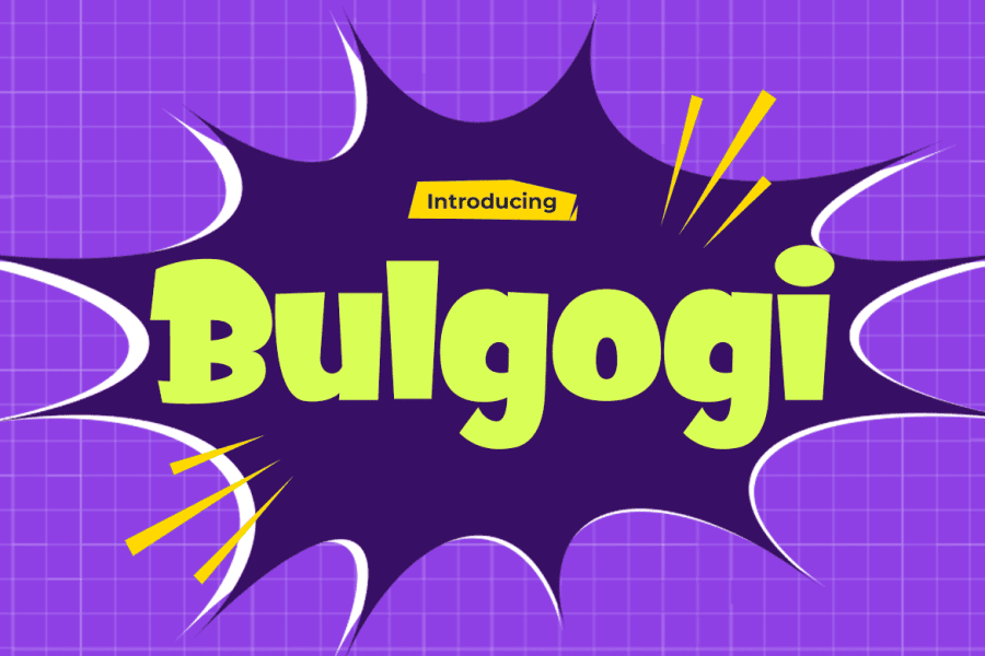BULGOGI Font · 1001 Fonts