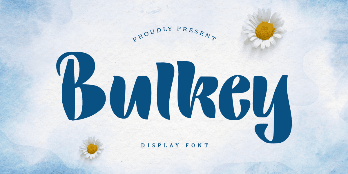 Bulkey - Personal Use Font · 1001 Fonts