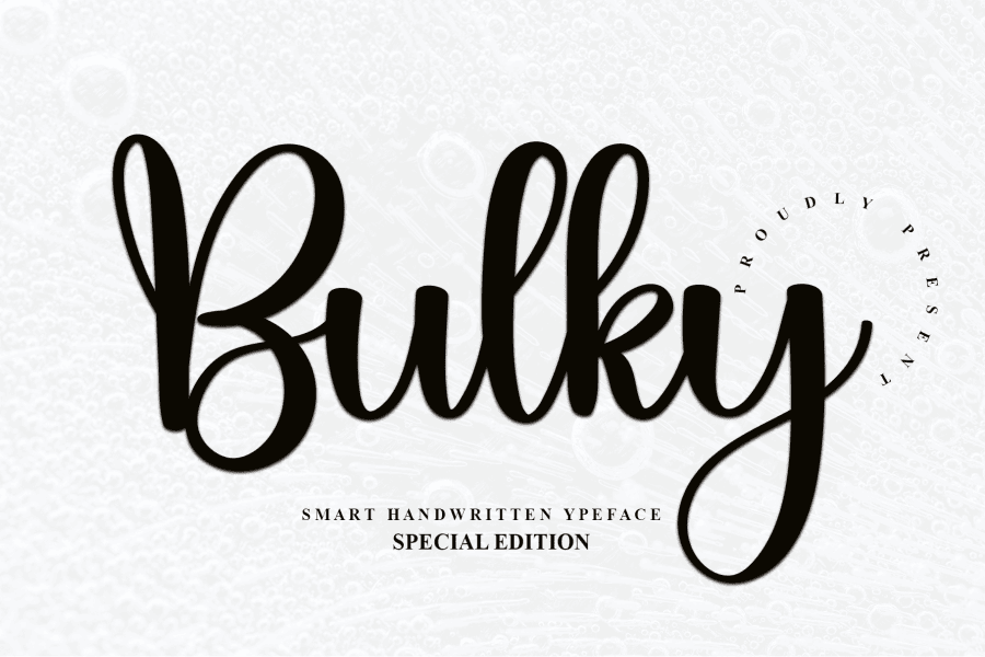Bulky Font · 1001 Fonts