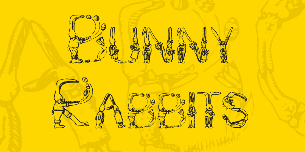Bunny Rabbits illustration 1