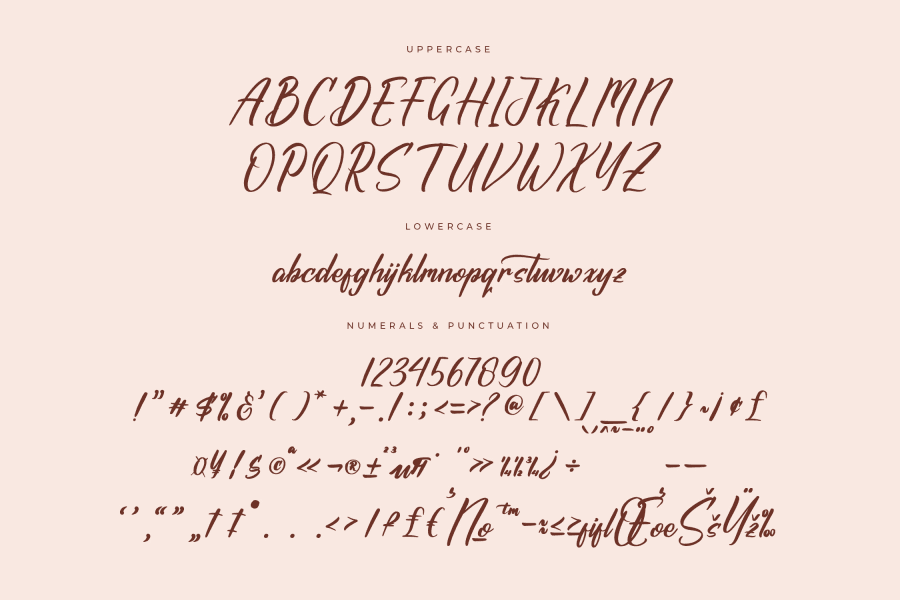 Burgundy Deception DEMO VERSION Font Family · 1001 Fonts