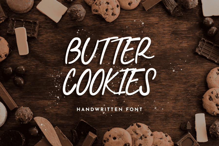 Butter Cookies Font · 1001 Fonts