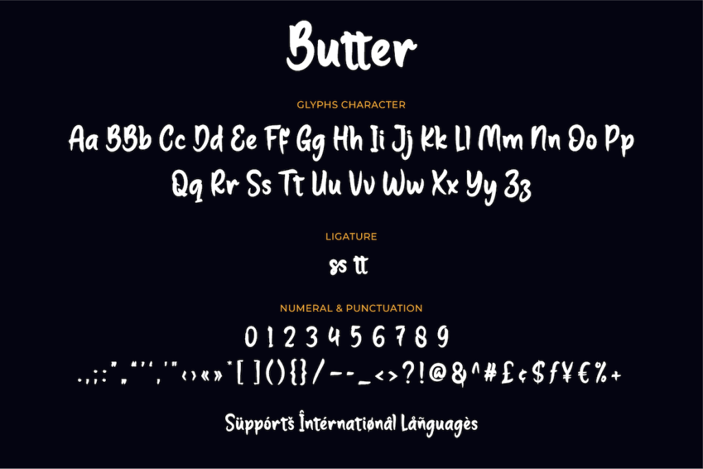 Butter Font · 1001 Fonts