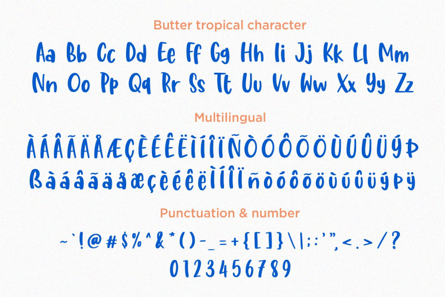 Butter Tropical Script Demo Ver Font · 1001 Fonts