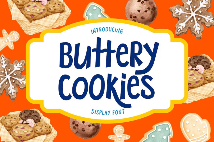 Buttery Cookies Font · 1001 Fonts