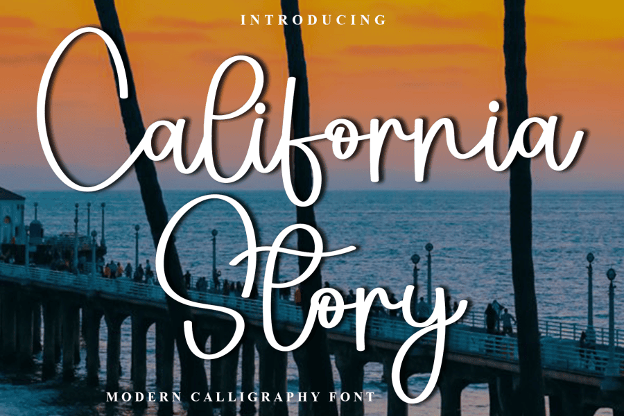 Califorinia Font California Story Font · 1001 Fonts