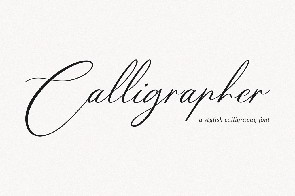 Calligrapher Font · 1001 Fonts
