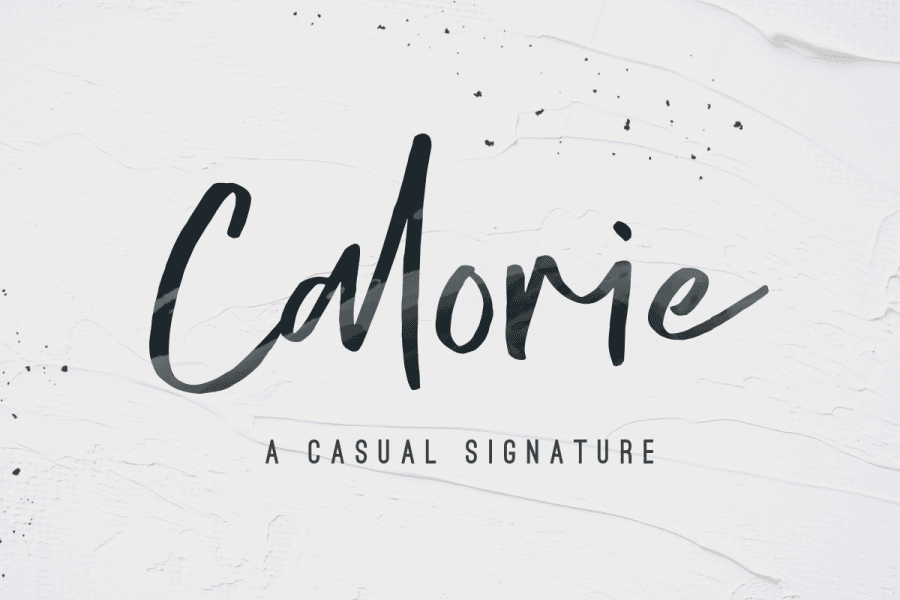 Calorie Font · 1001 Fonts