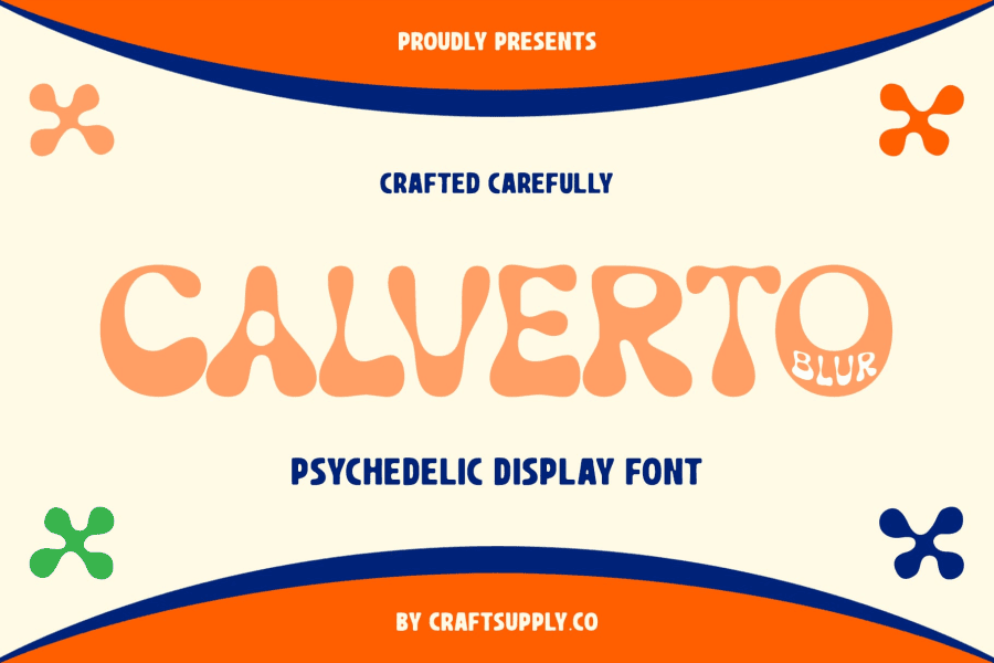 Calverto Blur Demo Font · 1001 Fonts