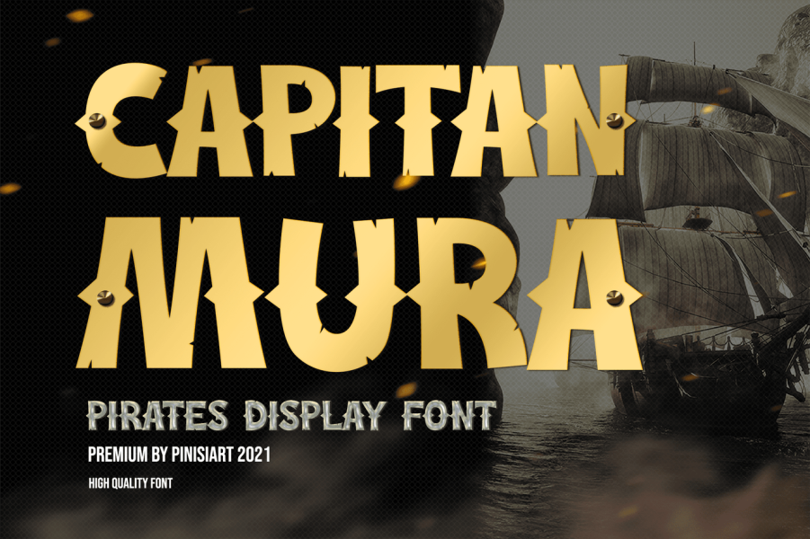 Capitan-Mura Font · 1001 Fonts