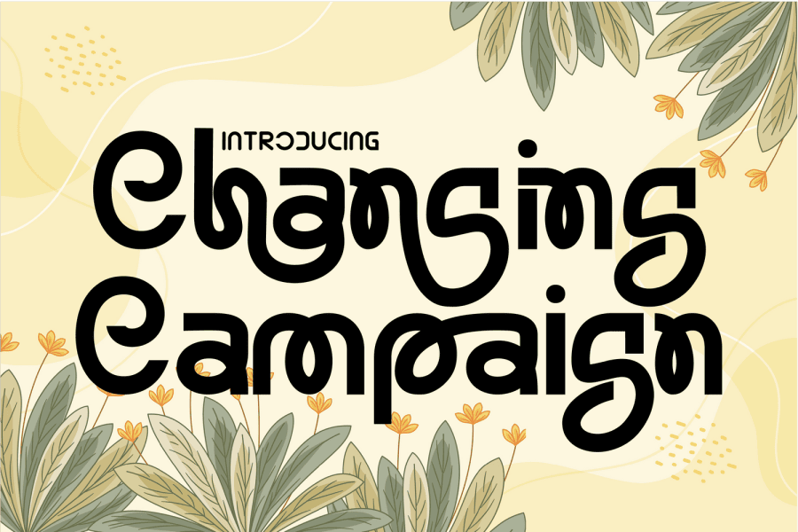 Changing Campaign Demo Font · 1001 Fonts