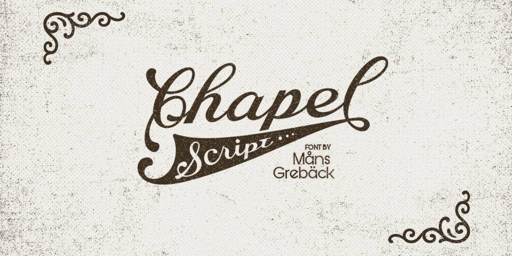 Chapel Script PERSONAL USE illustration 3