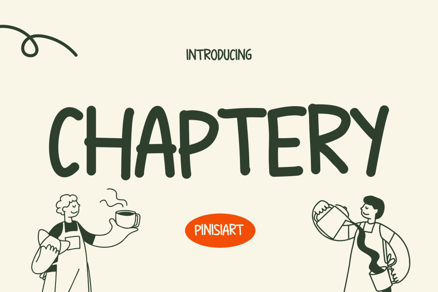 Chaptery Font · 1001 Fonts