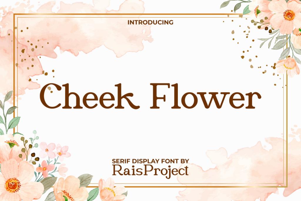 Cheek Flower Demo illustration 2