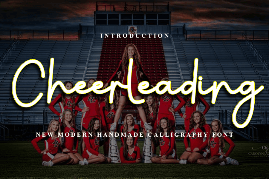 Cheerleading Font · 1001 Fonts