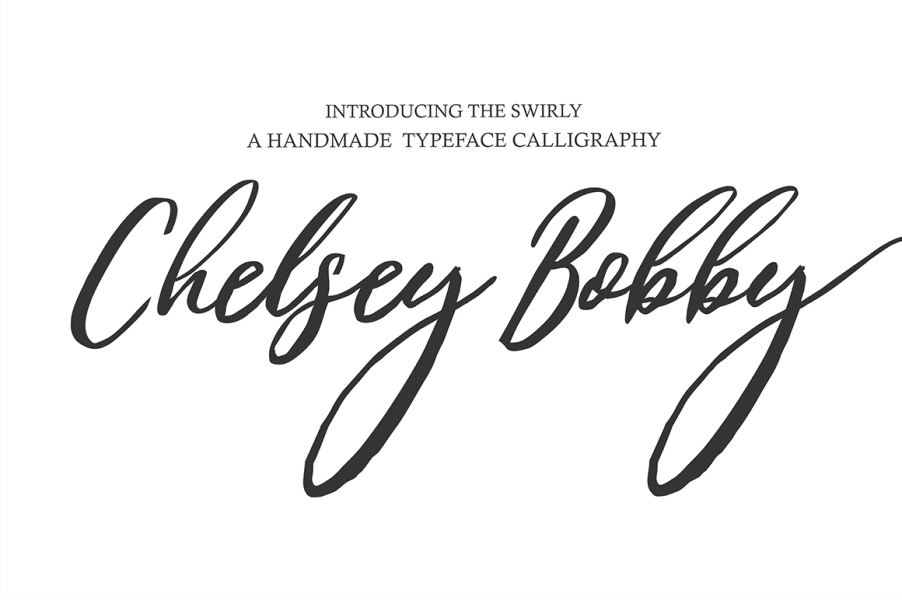 Chelsey Bobby Font · 1001 Fonts
