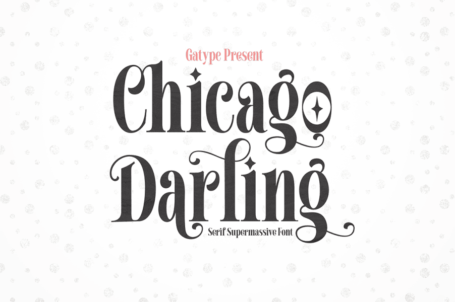 Chicago Darling Serif Font · 1001 Fonts
