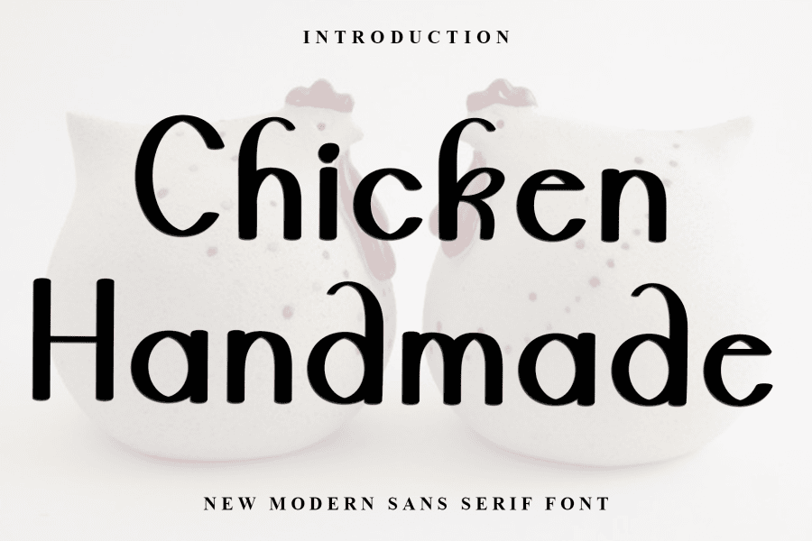 Chicken In Cursive Chicken Handmade Font · 1001 Fonts