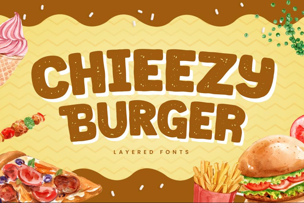 Chieezy Burger illustration 3