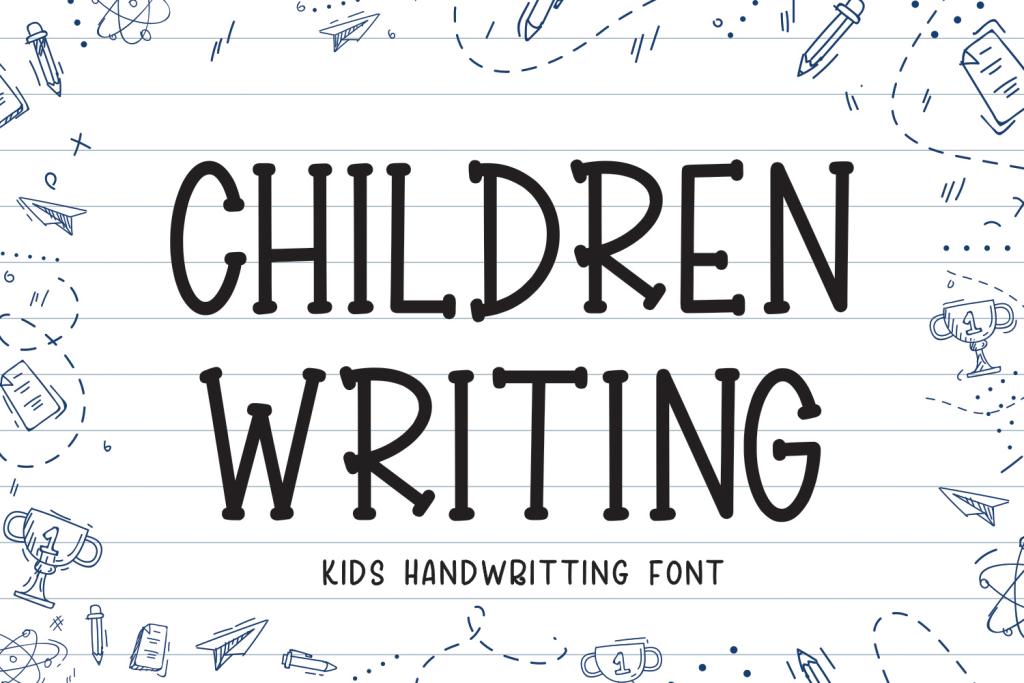 CHILDREN WRITING illustration 2