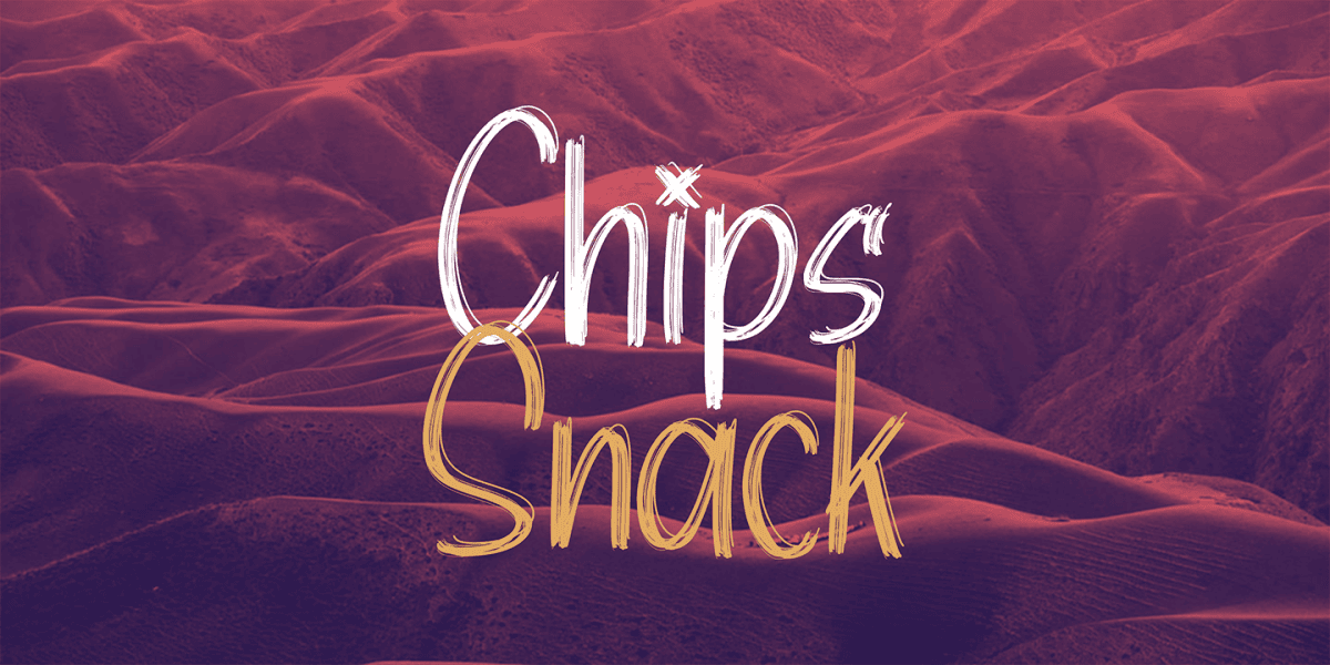 Chips Snack Font Family · 1001 Fonts