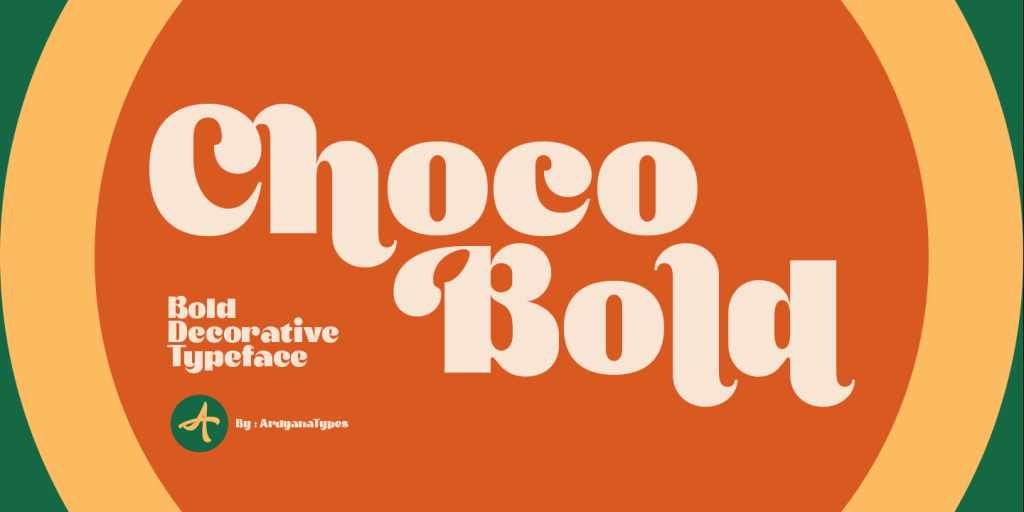 Choco Bold illustration 2